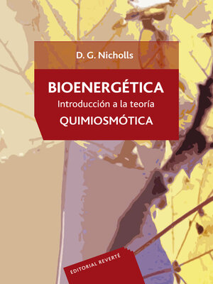 cover image of Bioenergética. Introducción a la teoría quimiosmótica